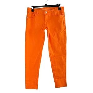 Celebrity Pink Bright Orange Women's Pants